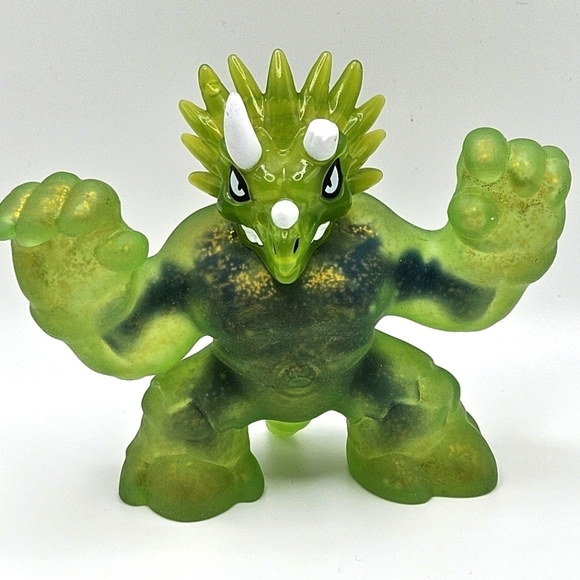 Heroes Of Goo Jit Zu Dino X-Ray Tritops Triceratops Hero Pack Goopy - Picture 1 of 4